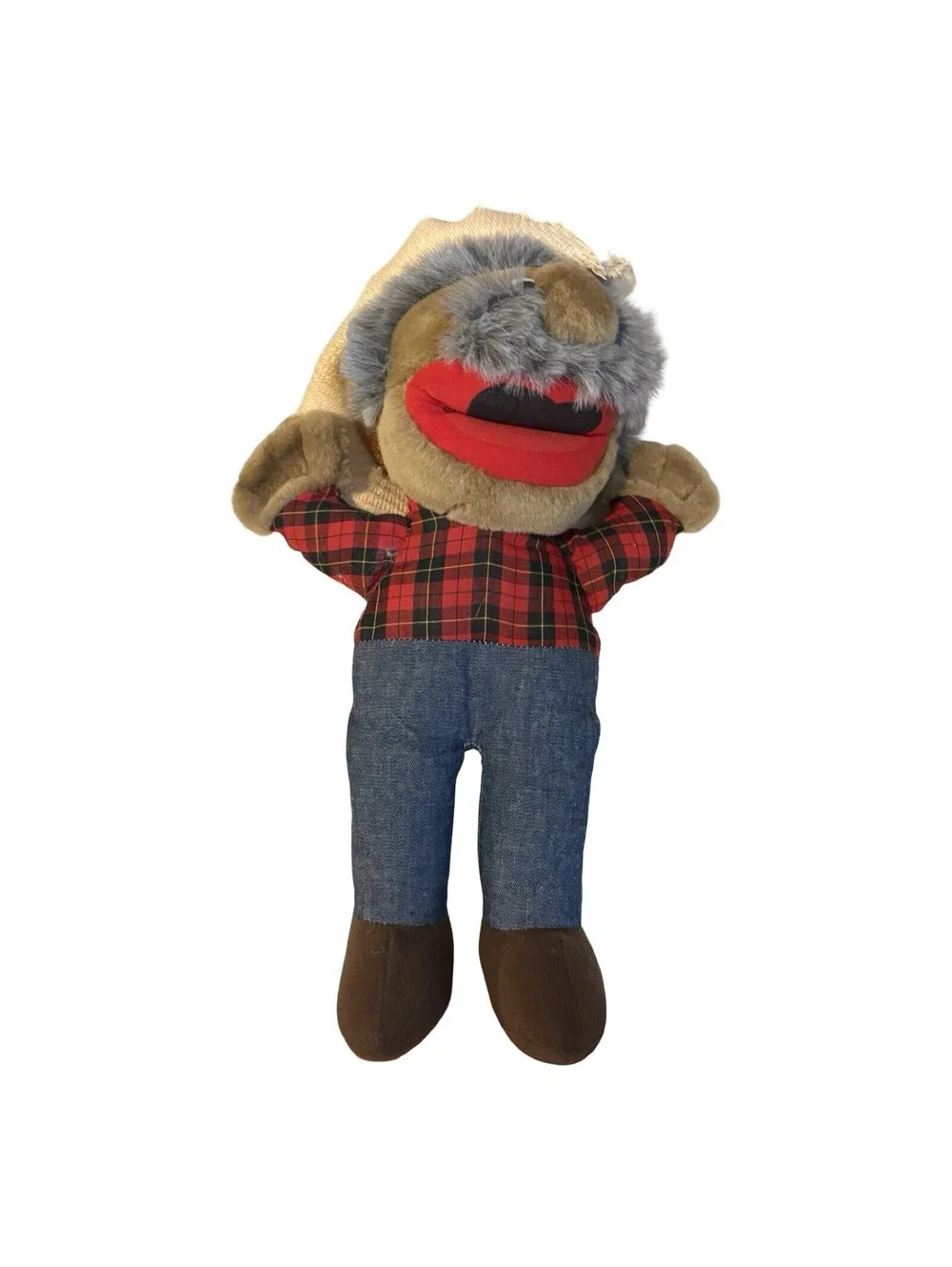 Hee Haw Shotgun Red Plush Doll in Straw Cowboy Hat 13” Animal Fair